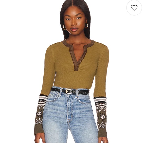 Free People Tops - NWT FREEPEOPLE MILAH LAYERING THERMAL